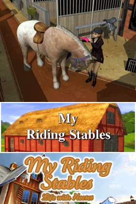 2 in 1 - My Riding Stables + My Riding Stables - Life with Horses (Europe) (En,Fr,De,Es,It) screen shot title